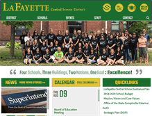 Tablet Screenshot of lafayetteschools.org